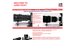 Desktop Screenshot of lumatechinc.com
