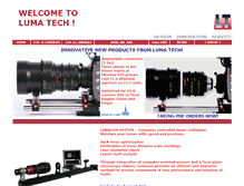 Tablet Screenshot of lumatechinc.com